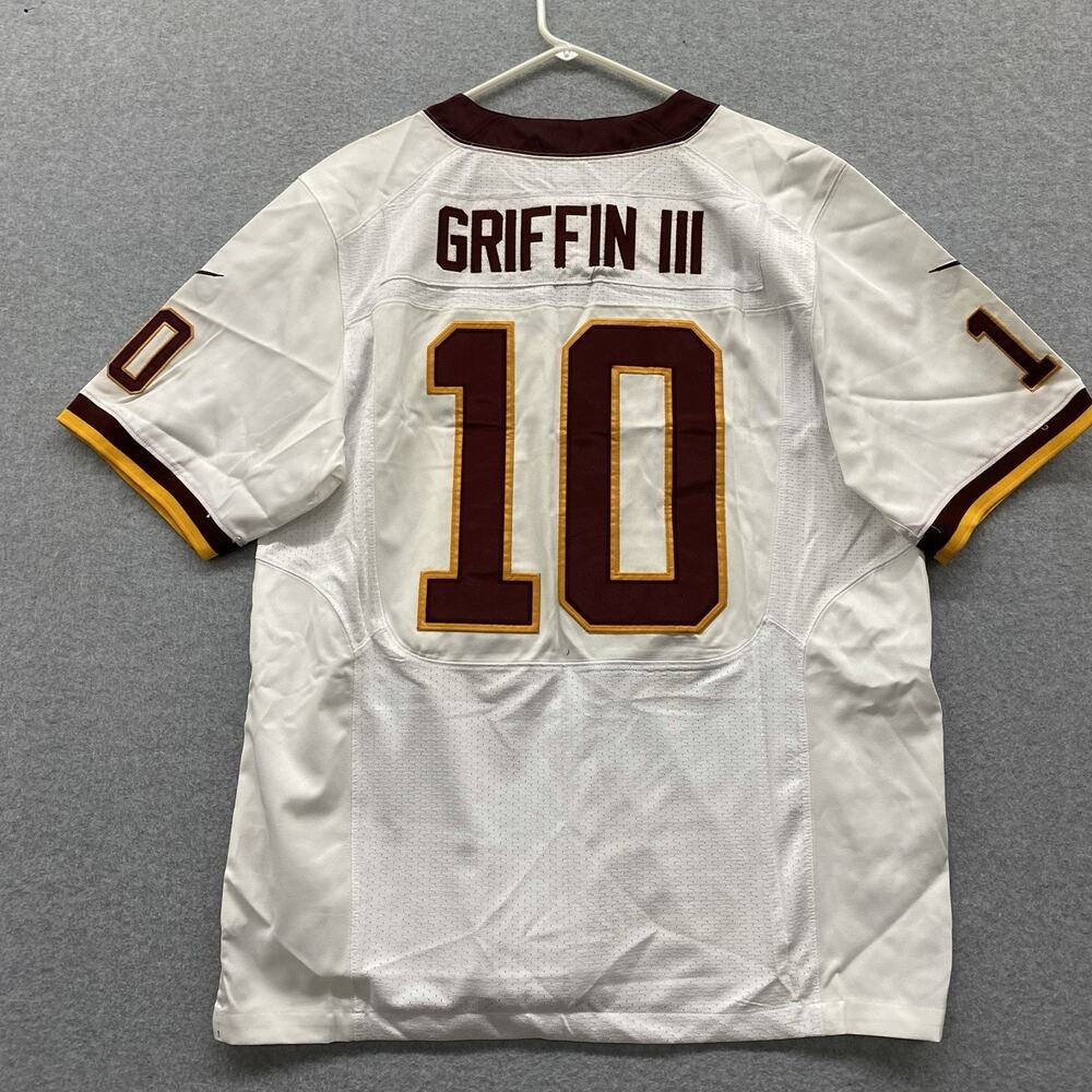 Nike Robert Griffin III RG3 #10 Washington Redskins NFL Jersey White Size 48 NWT